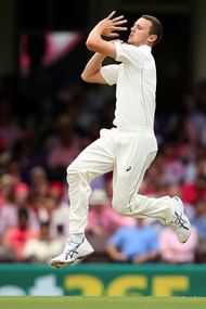 SYDNEY, AUSTRALIA - JANUARY 05: Josh Hazlewood of Australia bowls during day three of the Third Test match between Australia and Pakistan at Sydney Cricket Ground on January 5, 2017 in Sydney, Australia.  (Photo by Cameron Spencer/Getty Images)